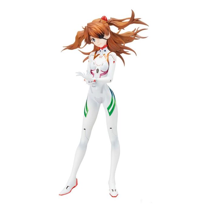 "Figura de Asuka Shikinami Langley de 21 cm, Evangelion 3.0 + 1.0, disponible en Minami Shop."