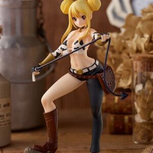 Figura Pop Up Parade de Lucy Heartfilia en Forma Taurus (17 cm) de Fairy Tail, disponible en Minami Shop. Figura de anime con detalles precisos y una pose dinámica, capturando la transformación mágica de Lucy.