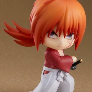 Figura Nendoroid de Kenshin Himura de Rurouni Kenshin (10 cm), disponible en Minami Shop. Figura de anime detallada con expresiones y accesorios intercambiables, capturando la esencia de Kenshin.