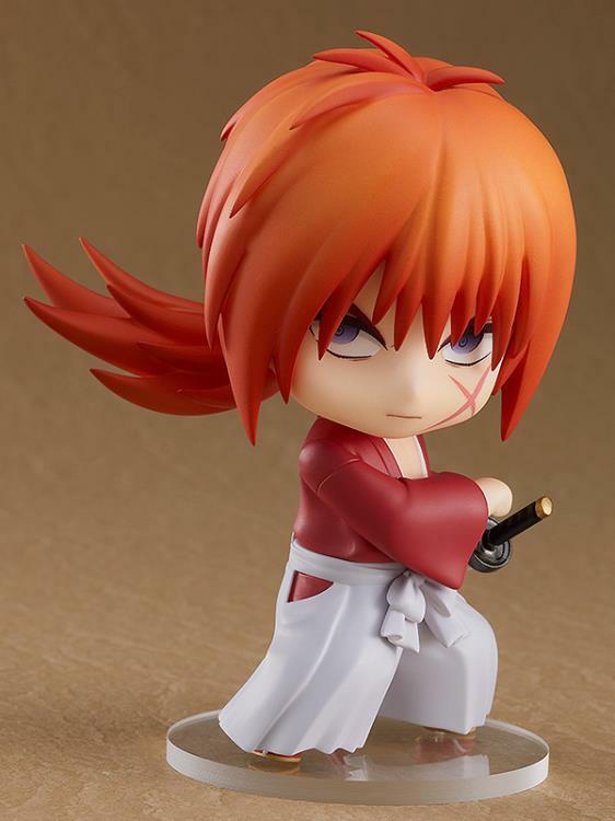 Figura Nendoroid de Kenshin Himura de Rurouni Kenshin (10 cm), disponible en Minami Shop. Figura de anime detallada con expresiones y accesorios intercambiables, capturando la esencia de Kenshin.