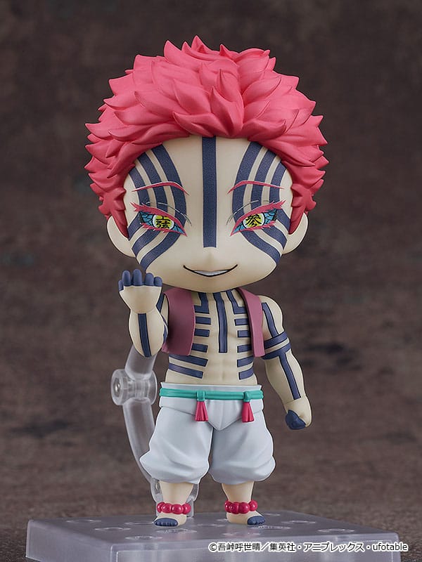 Figura Nendoroid de Akaza (10 cm) de Kimetsu no Yaiba, disponible en Minami Shop. Figura de anime con detalles precisos, accesorios intercambiables y una base articulada para poses dinámicas.