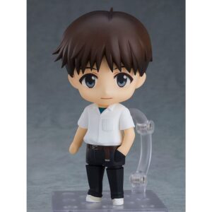 Figura Nendoroid de Shinji Ikari de Rebuild of Evangelion en Minami Shop, 10 cm. Ideal para coleccionistas y fanáticos del anime.