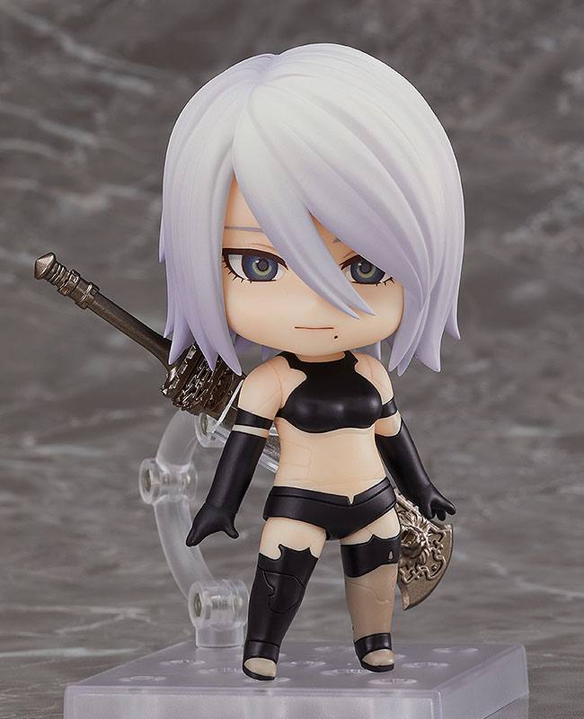 Figura Nendoroid de A2 con cabello corto (10 cm), de NieR: Automata. Detalles y accesorios de alta calidad para coleccionistas.