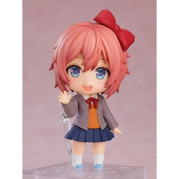 Figura Nendoroid de Sayori de 10 cm de Doki Doki Literature Club!, con accesorios intercambiables y posibilidad de crear diversas poses.