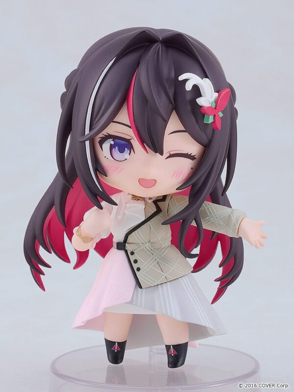 Figura Nendoroid Azki de "Hololive Production" (10 cm), con accesorios, micrófono y múltiples expresiones para recrear diversas escenas.