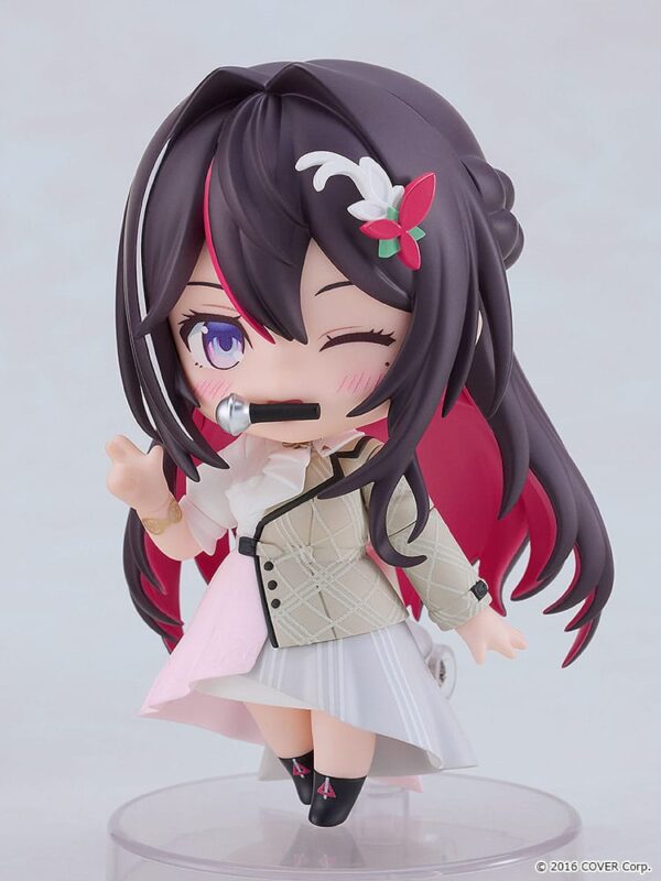 Figura Nendoroid Azki de "Hololive Production" (10 cm), con accesorios, micrófono y múltiples expresiones para recrear diversas escenas.