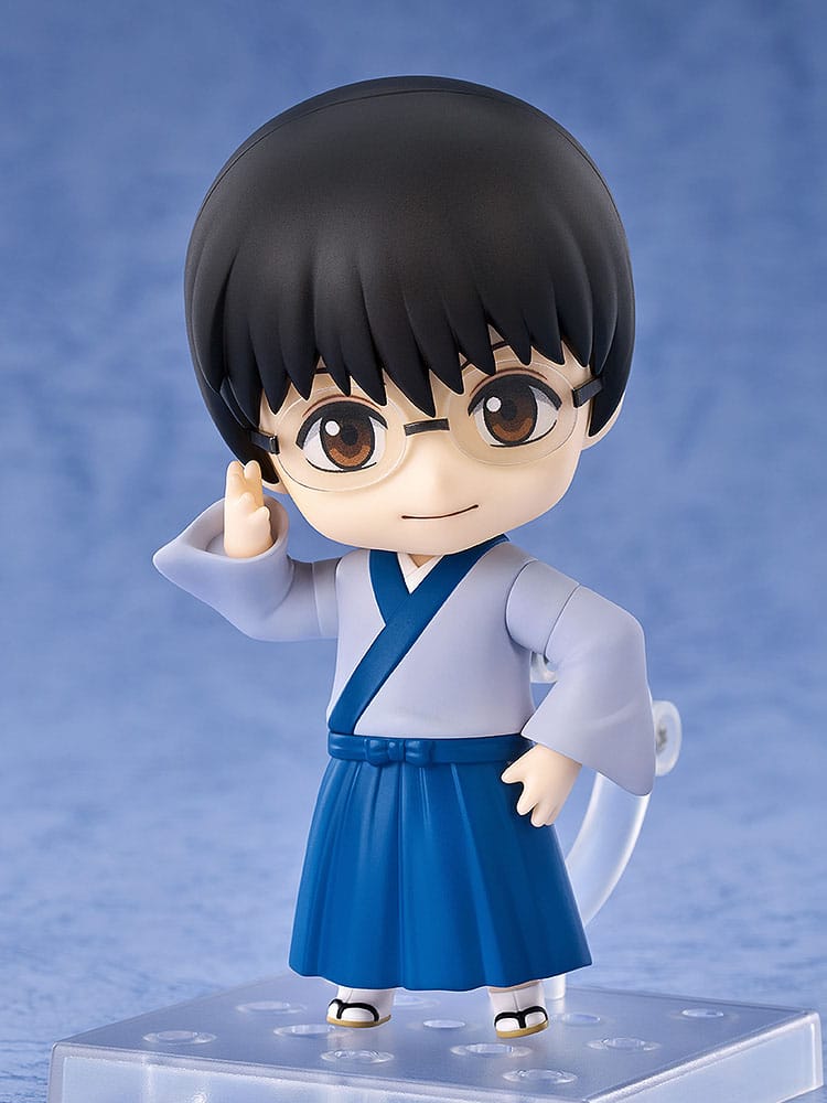 "Figura Nendoroid Shinpachi Shimura 10 cm de Gintama en Minami Shop, con accesorios intercambiables y gafas icónicas."