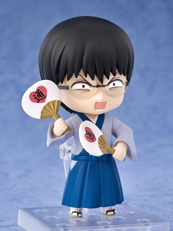 "Figura Nendoroid Shinpachi Shimura 10 cm de Gintama en Minami Shop, con accesorios intercambiables y gafas icónicas."