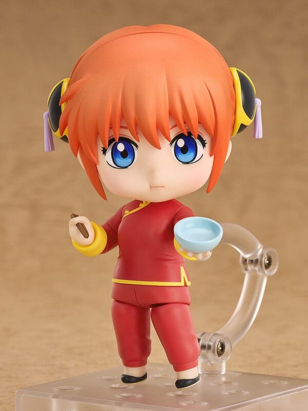 Figura Nendoroid Kagura 10 cm de Gintama en Minami Shop, con sombrilla y accesorios intercambiables."