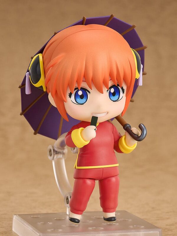 Figura Nendoroid Kagura 10 cm de Gintama en Minami Shop, con sombrilla y accesorios intercambiables."