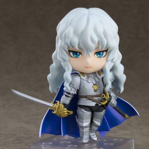 Figura Nendoroid Griffith de Berserk (10 cm). Incluye dos placas faciales, sable, armadura detallada y piezas para poses opcionales. minami shop