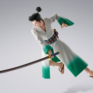 igura de Ryuma de Tamashii Nations, de 15,5 cm, basada en "Monsters", con espadas, expresiones faciales y accesorios.