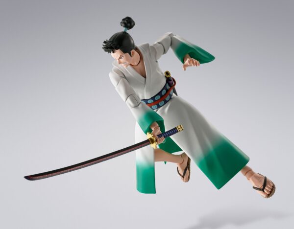 igura de Ryuma de Tamashii Nations, de 15,5 cm, basada en "Monsters", con espadas, expresiones faciales y accesorios.