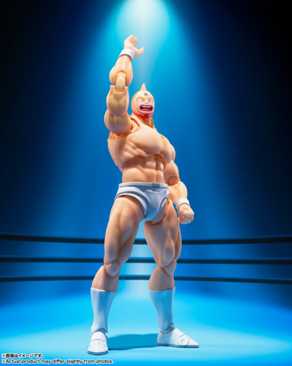 Figura de Kinnikuman -Perfect Origin Arc- S.H. Figuarts de Tamashii Nations, basada en "Kinnikuman Perfect Origin Arc", disponible en Minami Shop con accesorios intercambiables.