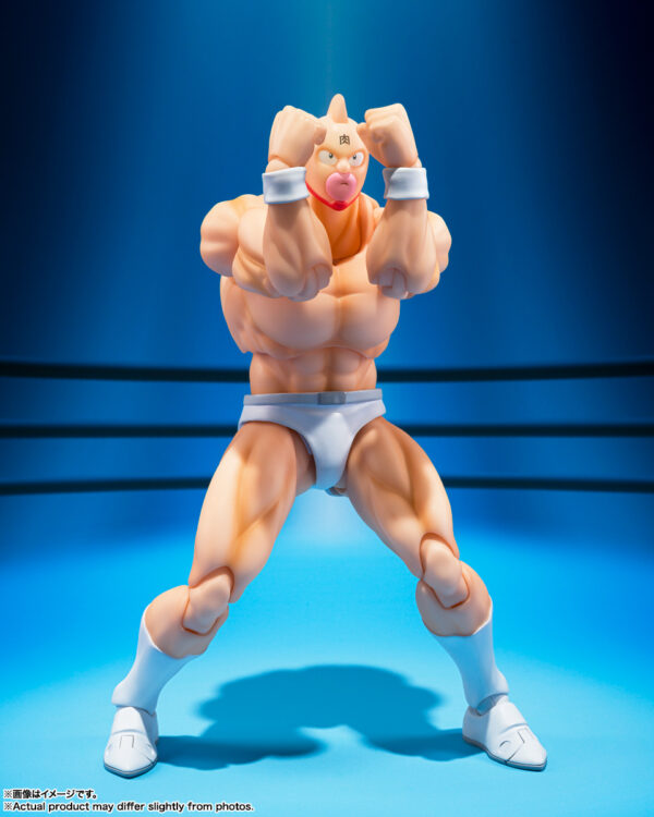 Figura de Kinnikuman -Perfect Origin Arc- S.H. Figuarts de Tamashii Nations, basada en "Kinnikuman Perfect Origin Arc", disponible en Minami Shop con accesorios intercambiables.