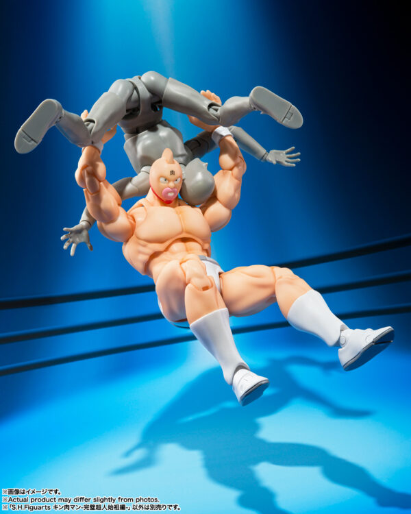 Figura de Kinnikuman -Perfect Origin Arc- S.H. Figuarts de Tamashii Nations, basada en "Kinnikuman Perfect Origin Arc", disponible en Minami Shop con accesorios intercambiables.