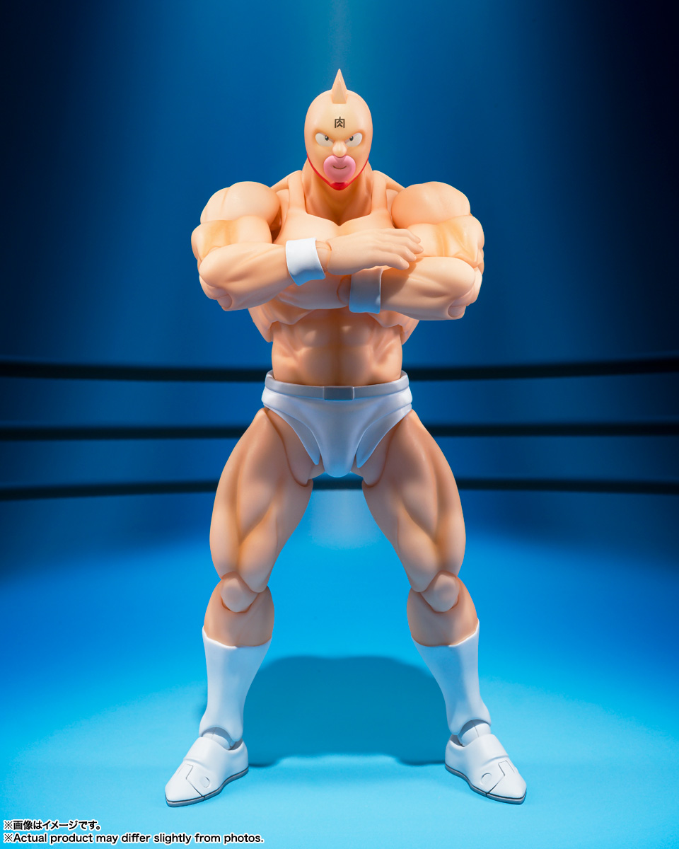 Figura de Kinnikuman -Perfect Origin Arc- S.H. Figuarts de Tamashii Nations, basada en "Kinnikuman Perfect Origin Arc", disponible en Minami Shop con accesorios intercambiables.