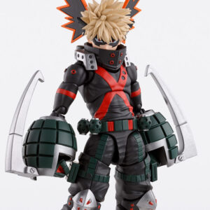 Figura de Katsuki Bakugo S.H. Figuarts de Tamashii Nations, basada en "My Hero Academia", disponible en Minami Shop con manos, expresiones faciales y efectos de explosión. minami shop pre-venta