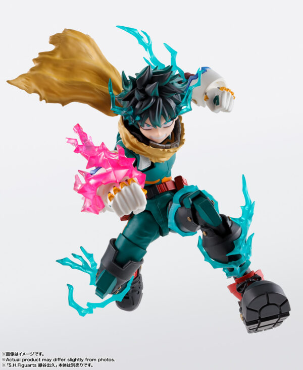 Set de piezas opcionales para figuras de Izuku Midoriya y Katsuki Bakugo S.H. Figuarts de Tamashii Nations, disponible en Minami Shop. Incluye manos, efectos y equipo Strafe Panzer.