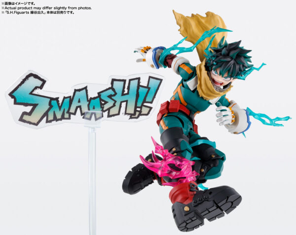 Set de piezas opcionales para figuras de Izuku Midoriya y Katsuki Bakugo S.H. Figuarts de Tamashii Nations, disponible en Minami Shop. Incluye manos, efectos y equipo Strafe Panzer.