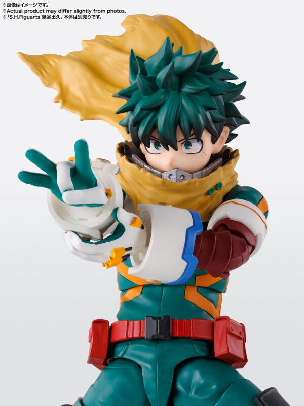 Set de piezas opcionales para figuras de Izuku Midoriya y Katsuki Bakugo S.H. Figuarts de Tamashii Nations, disponible en Minami Shop. Incluye manos, efectos y equipo Strafe Panzer.