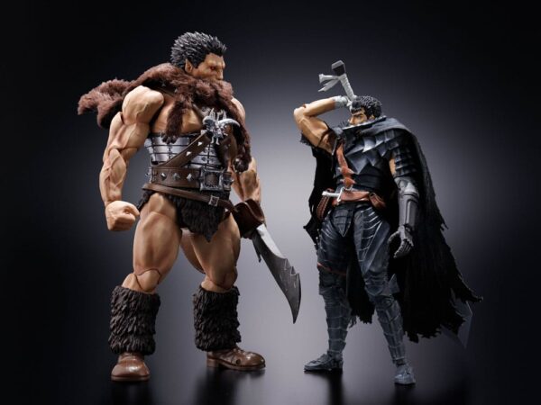 Figura Premium Bandai Nosferatu Zodd de Berserk en Minami Shop, 20 cm, con espada, hacha y capa flexible.