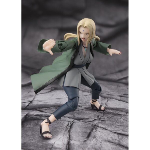 Figura Collectors Shop de Tsunade The Legendary Medical Ninja Version de Naruto Shippuden, de 14 cm, con accesorios intercambiables y cabeza alternativa.