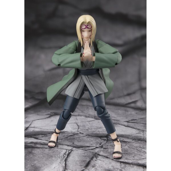 Figura Collectors Shop de Tsunade The Legendary Medical Ninja Version de Naruto Shippuden, de 14 cm, con accesorios intercambiables y cabeza alternativa.