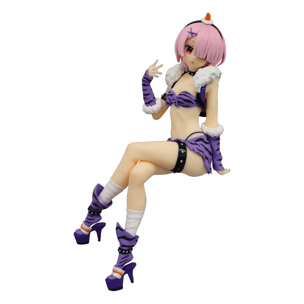 Figura Ram Demon Costume Ver. de 16 cm de Re: Zero, hecha por Furyu. Incluye base para exposición y traje detallado de demonio.
