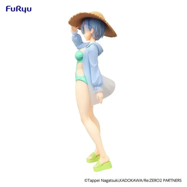 Figura de Rem Summer Vacation Ver. de 21 cm de Re. Incluye traje de baño veraniego y base para exposición. Fabricada en PVC por SEGA.