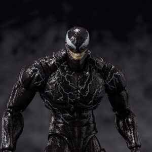 Figura de Venom (19 cm) basada en "Venom: The Last Dance" (2024), colección S.H. Figuarts de Tamashii Nations con accesorios y detalles impresionantes