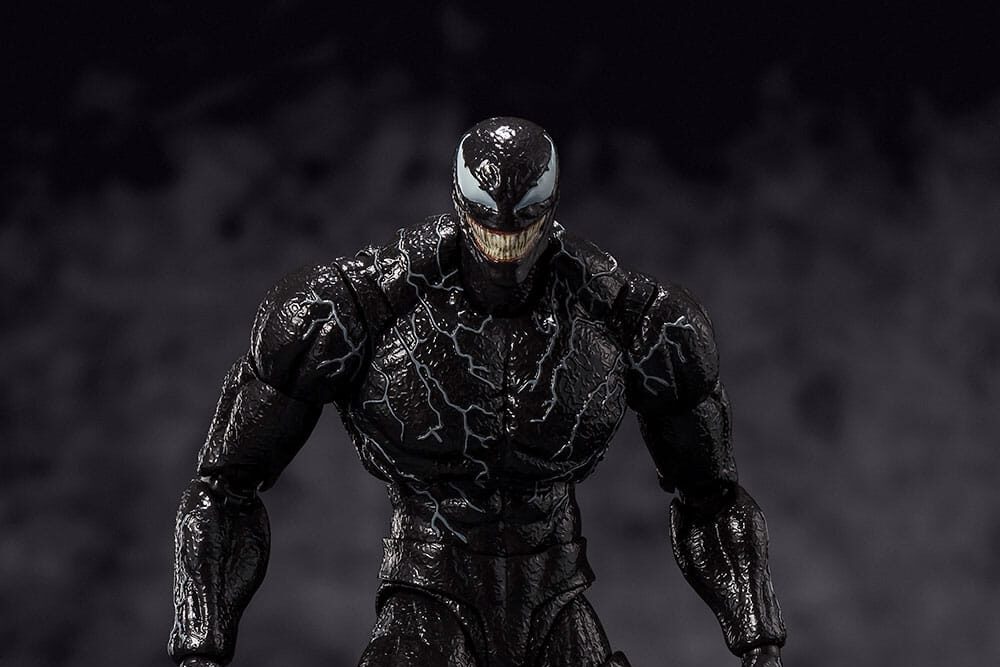 Figura de Venom (19 cm) basada en "Venom: The Last Dance" (2024), colección S.H. Figuarts de Tamashii Nations con accesorios y detalles impresionantes