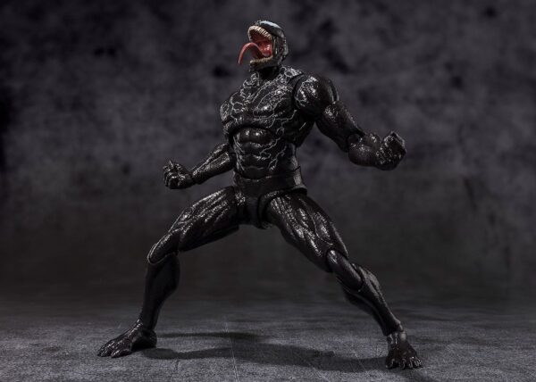 Figura de Venom (19 cm) basada en "Venom: The Last Dance" (2024), colección S.H. Figuarts de Tamashii Nations con accesorios y detalles impresionantes