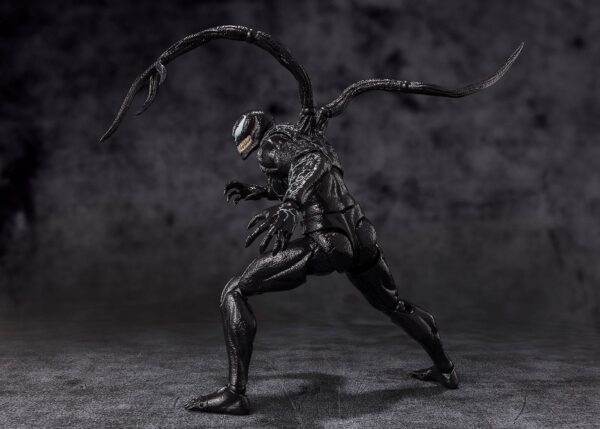 Figura de Venom (19 cm) basada en "Venom: The Last Dance" (2024), colección S.H. Figuarts de Tamashii Nations con accesorios y detalles impresionantes