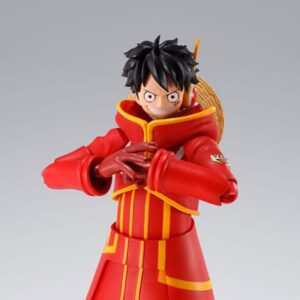 Figura de Monkey D. Luffy -Future Island Egghead- de 15 cm, basada en el anime One Piece, colección S.H. Figuarts de Tamashii Nations.